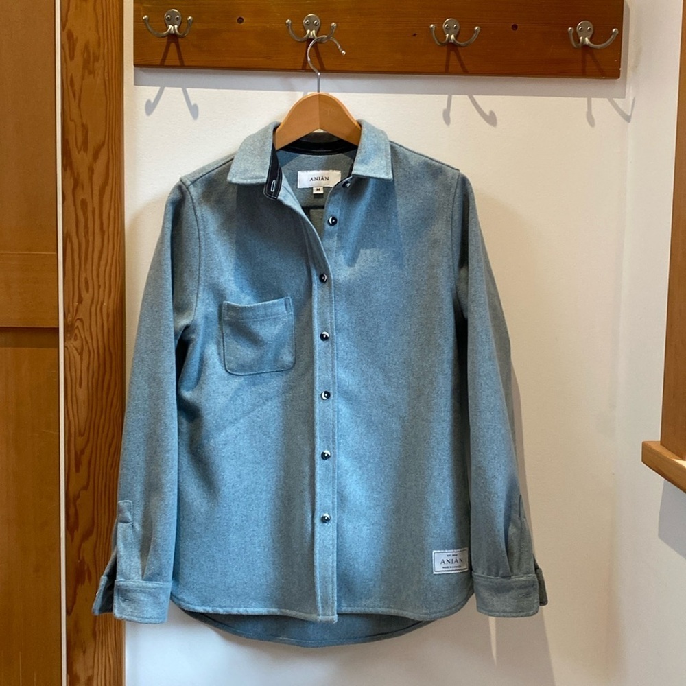 Anian MFG Wool Button Down
